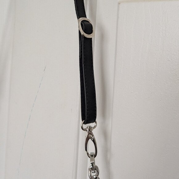 Michael Kors Jet Set Large East West Crossbody Black MK Signature . - Picture 10 of 15